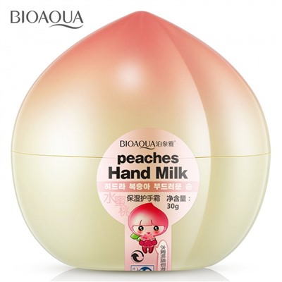 Крем для рук персик Bioaqua
