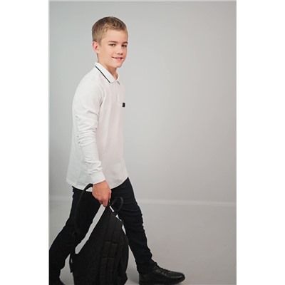 Рубашка-поло с длинным рукавом для мальчика Happyfox