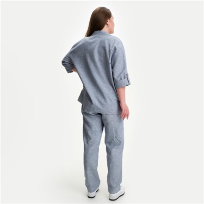 Пиджак женский MIST plus-size, размер 50, голубой