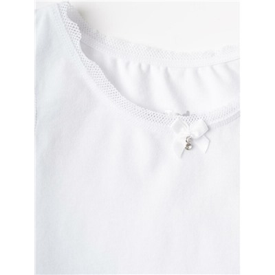 Майка трикотажная для девочек, 2 шт в комплекте