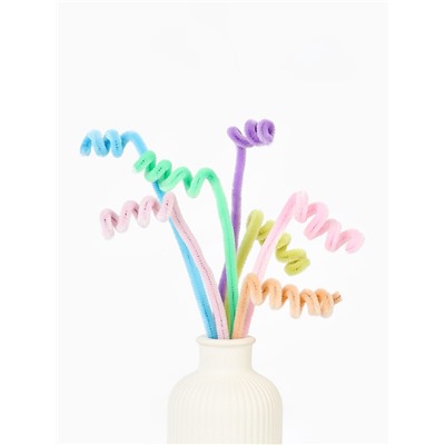 Синельная проволока, набор 100 шт, размер 1 шт 30х0,8 см  7 цветов в наборе