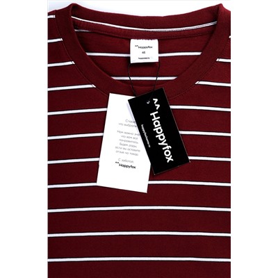 Мужская хлопковая футболка Happyfox