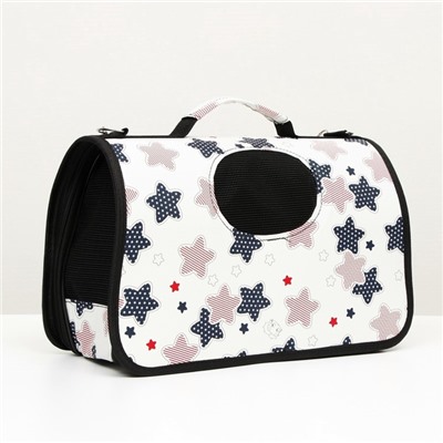 Сумка - переноска для животных «Звёзды», размер L, 53×21×29 см