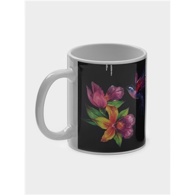 Кружка - хамелеон Доляна «Колибри», 350 мл, керамика, небольшие дефекты