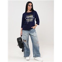 Хоста - футболка чернильный