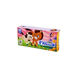 Гуашь 12 цветов × 15 мл ZOO, блок-тара