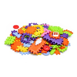 Конструктор блочный из 157 элементов