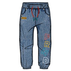 Брюки текстильные джинсовые для мальчиков