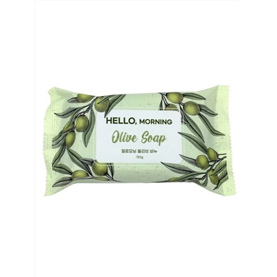 GRACE DAY - МЫЛО ПАРФЮМИРОВАННОЕ С АРОМАТОМ ОЛИВЫ HELLO MORNING OLIVE SOAP, 150 Г