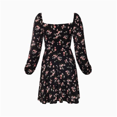 Платье мини женское MIST, размер 44, чёрное