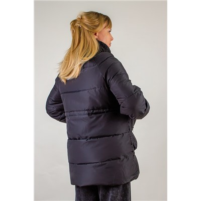 Демисезонная куртка с меховой отделкой, арт. 928