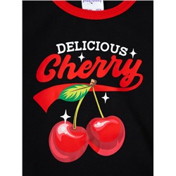 Фуфайка трикотажная для девочек (футболка)