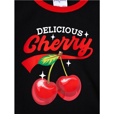 Фуфайка трикотажная для девочек (футболка)