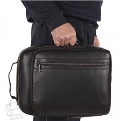 Рюкзак мужской кожаный 131419-159H black Heanbag