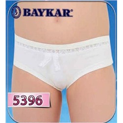 5396 Трусы дев. белые (BAYKAR)