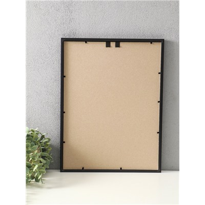 Фоторамка для фото 30×40 см «Радуга», пластик, чёрный, (пластиковый экран)