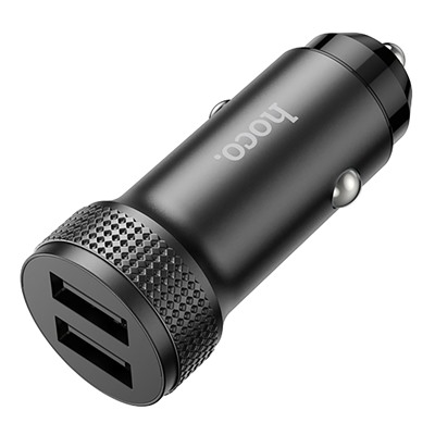 Адаптер Автомобильный Hoco Z49 Level 5V/2A (black)