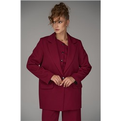 Пиджак Клио (бордовый)
