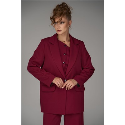 Пиджак Клио (бордовый)
