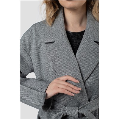 01-12231 Пальто женское демисезонное (пояс)