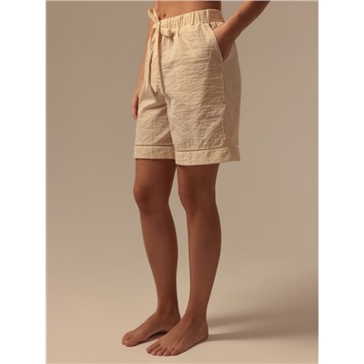 Шорты домашние женские SL Home Basic, бежевые, размер L