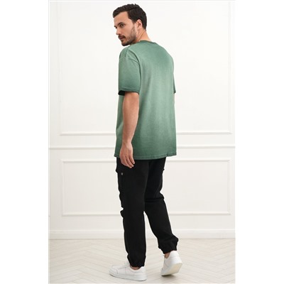 Мужская футболка оверсайз с эффектом градиент Happyfox