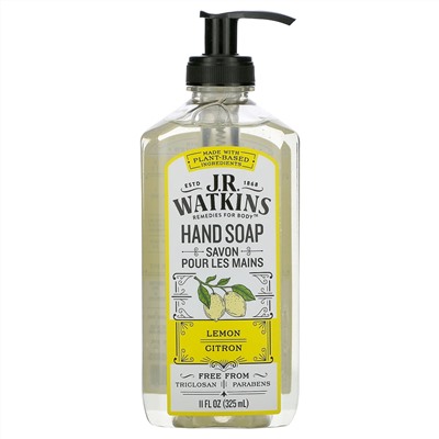 J R Watkins, Hand Soap, Lemon, 11 fl oz (325 ml)