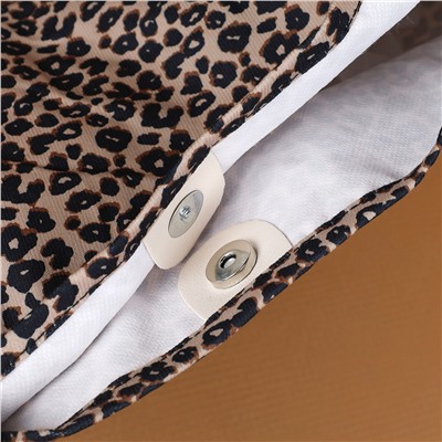 Сумка дамская шоппер 41х10х28 см / MIR - 20 /уп 20/леопард/брак лямки