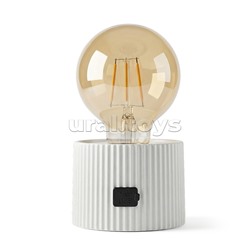 Светильник "Лампочка" (цвет белый) в коробке