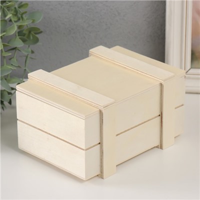 Шкатулка для росписи дерево «Ящичек», для творчества, декора, без замка 17×12.5×9.5 см