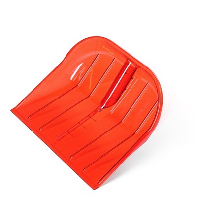 Ковш лопаты для уборки снега, 430×420 мм, поликарбонат, без планки, тулейка 36 мм, МИКС