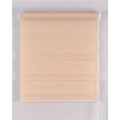 Рулонная штора, «День и Ночь», размер 40×160 см, цвет персик