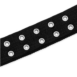 Ошейник четырехслойный, 64×4 см, ОШ 50-58 см, полиэстер, чёрный