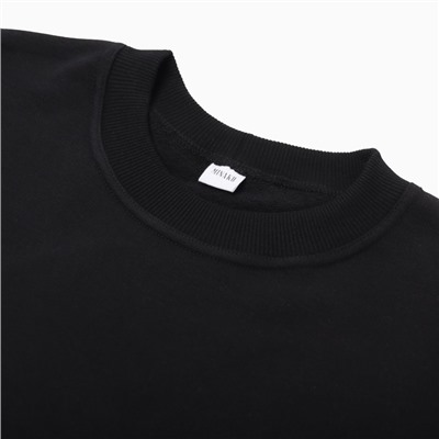 Футболка мужская из органического хлопка MINAKU REGULAR FIT: чёрная, р-р 44