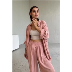 Костюм женский  SET065/06/Пудровый