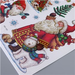 Наклейка интерьерная «Друзья в Новый год», 55×35 см