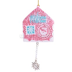 Новогоднее подвесное украшение Заяц в конверте из полирезины