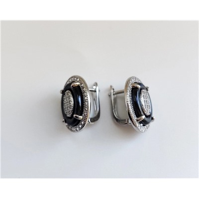 Серьги с керамикой