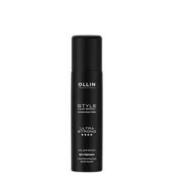 OLLIN Style Лак для волос ультрасильной фиксации без отдушки 75 мл