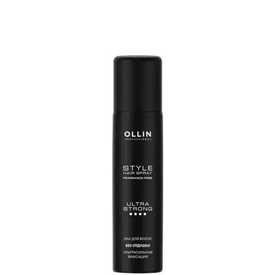 OLLIN Style Лак для волос ультрасильной фиксации без отдушки 75 мл