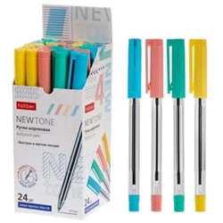 Ручка шариковая масляная "NEWtone" 0.7мм синяя (089263) BP_089263 Хатбер