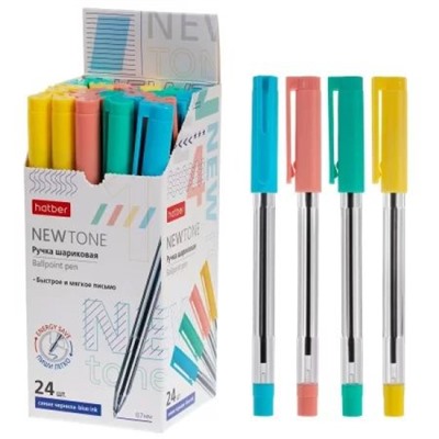 Ручка шариковая масляная "NEWtone" 0.7мм синяя (089263) BP_089263 Хатбер