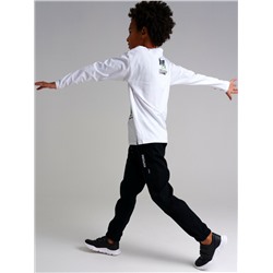 Брюки текстильные джинсовые утепленные флисом для мальчиков