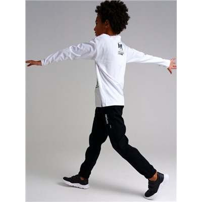 Брюки текстильные джинсовые утепленные флисом для мальчиков