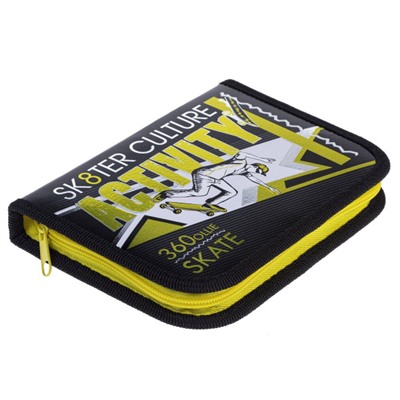 Пенал 2-х ств. 190х130 мм "Скейтер" с откидной планкой (078020) 35047 Хатбер