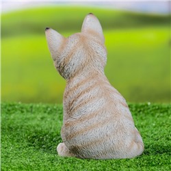 Садовая фигура из полистоуна «Полосатый Котёнок», 20×14×12 см