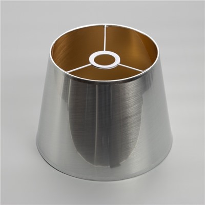 Абажур BayerLux, Е27, серебро, 28×28×21 см