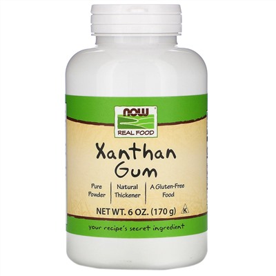 Now Foods, Real Food, ксантановая камедь, 170 г (6 унций)