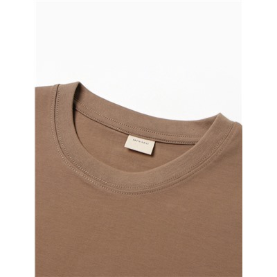 Футболка мужская MINAKU: Art, коричневая, р-р 42-44