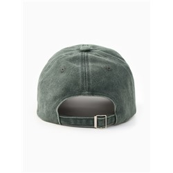 Кепка женская MINAKU sou.sou, размер 56-58, хаки, вареный деним